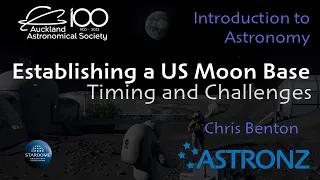 Establishing a US Moon Base: Timing and Challenges - Introduction to Astronomy - May 2024