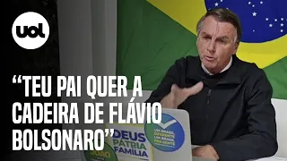 Bolsonaro e André Marinho batem boca no 'Pânico' após pergunta sobre 'rachadinha'