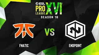 CS:GO :- Fnatic vs Endpoint - ESL Pro League Season 16 - Group A - [ Ancient ] Map 1