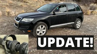 UPDATE: VW Touareg Driveshaft Bearing Free Fix!