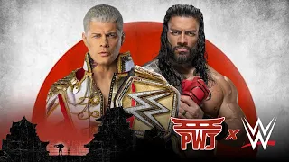 WWE 2K24 Roman Reigns Vs Cody Rhodes | PWJ | Universe Mode