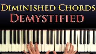 Jazz Piano Harmony - Diminished Chords Explained and Demystified