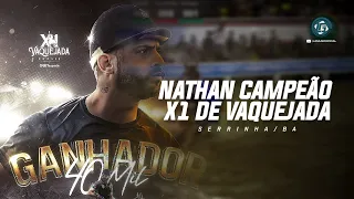 NATHAN QUEIROZ CAMPEÃO DO X1 DE VAQUEJADA EM SERRINHA/BA - VAQUEJADA DE SERRINHA 2023 💥
