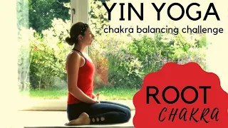 Yin Root Chakra  ✨Yin Affirmations ✨ Yin Yoga Chakra Balancing Challenge