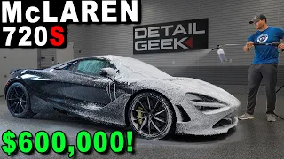 How To Prep A $600,000 McLaren For A Car Show!