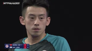 Ho K./Wong C. v Jang W./Lim J. | 2021 World Table Tennis Championships Finals | WD | QF