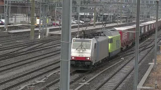 Schweizer Eisenbahnen  Lötschberg Nordrampe Januar 2024