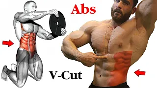 Best 15 Exercises to Get RIPPED V-Cut Abs Fast - Oblique workout