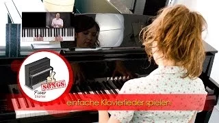 Klavier lernen - einfaches Klavierstück am Klavier lernen - Klavier spielen für Anfänger