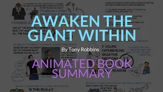 Awaken The Giant Within Summary (Animated Book Review) 5 BIG Ideas From From Tony Robbins!