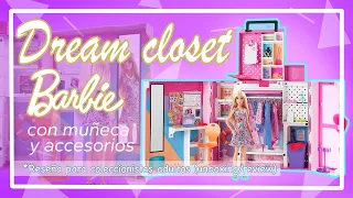 Dream Closet Barbie 2022 Nuevo! Con muñeca y accesorios (está hermoso 🤩)