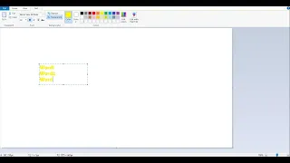 How to Change Text Color in Paint || Font Color in Paint || MS Paint Tips