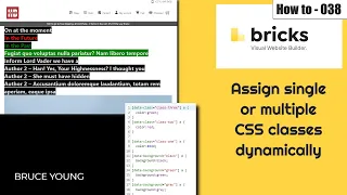 Assign single or multiple CSS styles to content dynamically using custom fields in Bricks Builder