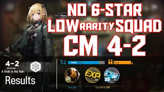 【明日方舟/Arknights】[4-2 Challenge Mode] - Low Rarity Squad - Arknights Strategy