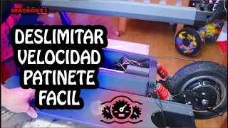 COMO DESLIMITAR VELOCIDAD PATINETE ELECTRICO FACIL Y RAPIDO