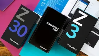 Сенсорные смартфоны BlackBerry 10 с диагональю 5 дюймов — Z30, Z3 и Leap