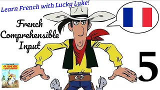 Learn French with Lucky Luke [part 5]   (fr sub)