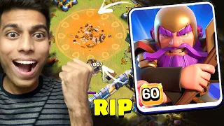 no WARDEN no TROOPS enemy deleted his account after this attack (Clash of Clans)