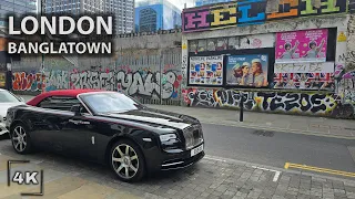 🇬🇧 Explore London's Banglatown - Tour of  Brick Lane, East End | 4K HDR