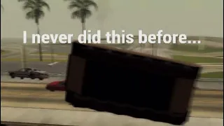 (Dizzyness warning) This is my first time doing the tank glitch in Gta San Andreas