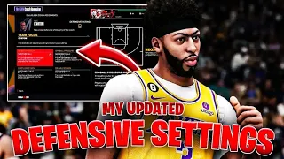 THESE ARE THE *UPDATED* BEST DEFENSIVE SETTINGS IN NBA 2K24 MyTEAM!!