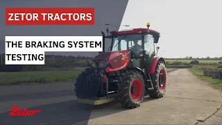 ZETOR - The braking system testing CZ (EN SUBTITLES)