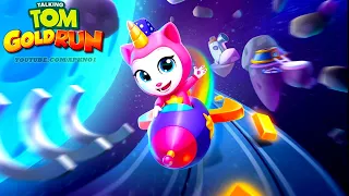 Talking Tom Gold Run - Fly Through Space Theme