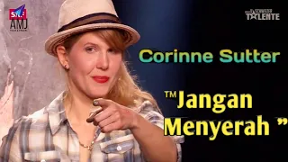 Kisah Inspirasi seorang seniman karikatur " Corinne Sutter " | ajang pencari bakat Swiss Got Talent