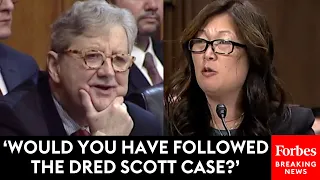 SHOCK MOMENT: John Kennedy Gets Biden Judicial Nominee To Admit She'd Have Followed Dred Scott Case