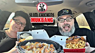 Slim Chickens Mukbang (Chad & Mel)