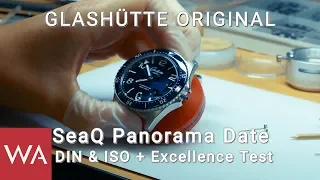 Glashütte Original SeaQ Panorama Date - DIN 8306 & ISO 6425 Test + Excellence Test