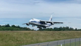 AN-124 Ruslan lands at Paine Field, Everett, WA June 23, 2020