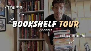 BOOKSHELF tour 2023 📚 Mostrando Todos os Meus Livros( o início de uma coleção )