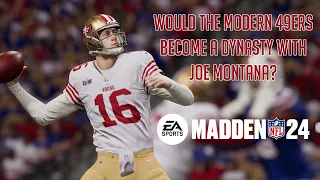 Could the current 49ers become a dynasty with Joe Montana?