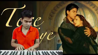 TERE LIYE | VEERZAARA | PIANO COVER🎹🎹