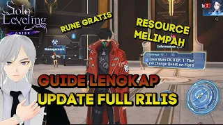 GUIDE LENGKAP SEMUA UPDATE FULL RILIS SOLO LEVELING ARISE