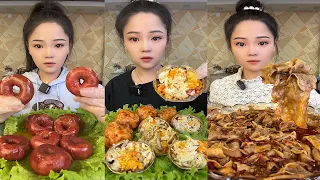ASMR CHINESE FOOD MUKBANG EATING SHOW #50 다양한 음식 고기 중국먹방쇼 中国 モッパン 咀嚼音 肥肉声控吃播