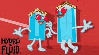 HYDRO and FLUID 🧪 Cool kids 😎 Funny Cartoons for Children