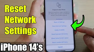 iPhone 14's/14 Pro Max: How to Reset Network Settings