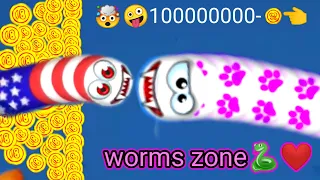 🐍 Worms zone io 🐒| Games] my first gaming] ~saamp wali √ ] cool yes no