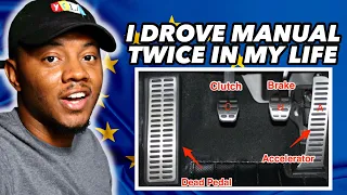 AMERICAN REACTS To Why do Europeans drive MANUAL cars?