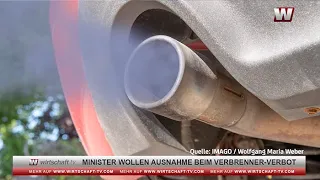 Minister wollen Ausnahme beim Verbrenner-Verbot