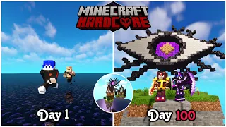 100 Hari di Minecraft Hardcore Obsidian Only