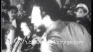 Bay of Pigs Invasion on Fidel Castro and Cuba 1961 Archival Newsreel PublicDomainFootage.com