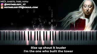 LUNA - The Tower - Poland Eurovision 2024 - piano karaoke instrumental cover