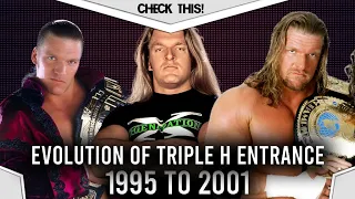 WWF / E - Evolution of Triple H's Entrances PART 1! 1995 to 2001 - (Entrance Evolutions)