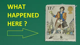 UNUSUAL STAMP ERROR #philately #stampcollecting