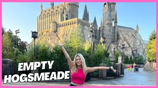 How to Visit an EMPTY Hogsmeade! Universal Early Park Admission Like You Haven't Seen it Before!