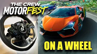 How is The Crew Motorfest With a WHEEL? (Fanatec)