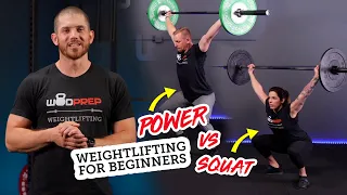 Weightlifting for CrossFit Beginners - Power vs Squat